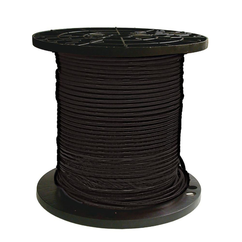 Southwire PV-Wire / RPVU 10 AWG Black, a high-quality photovoltaic wire designed for solar power systems, featuring durable construction and reliable performance for efficient energy transmission.