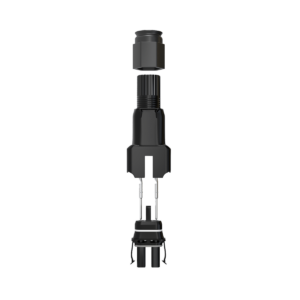 Enphase Q Field Wireable Connector – Male, a durable and easy-to-install connector designed for field wiring in Enphase solar power systems, providing secure and reliable electrical connections.