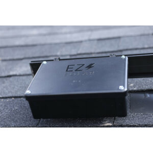 EZ Solar JB-3 Rooftop PV Junction Box Rail Mount, a robust and versatile junction box designed for rooftop solar installations, providing secure rail mounting and efficient management of photovoltaic connections.
