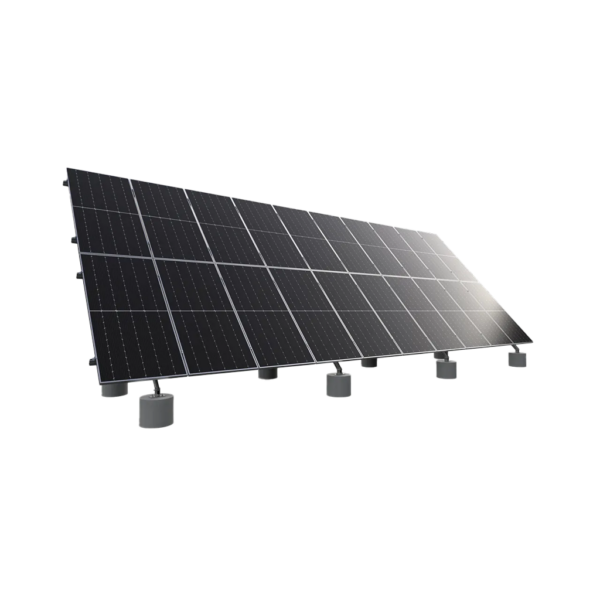 Fast-Rack GMX Ground Mount, a sturdy and versatile mounting solution designed for securing solar panels on the ground, providing stability and optimal positioning for efficient energy capture in various environments.