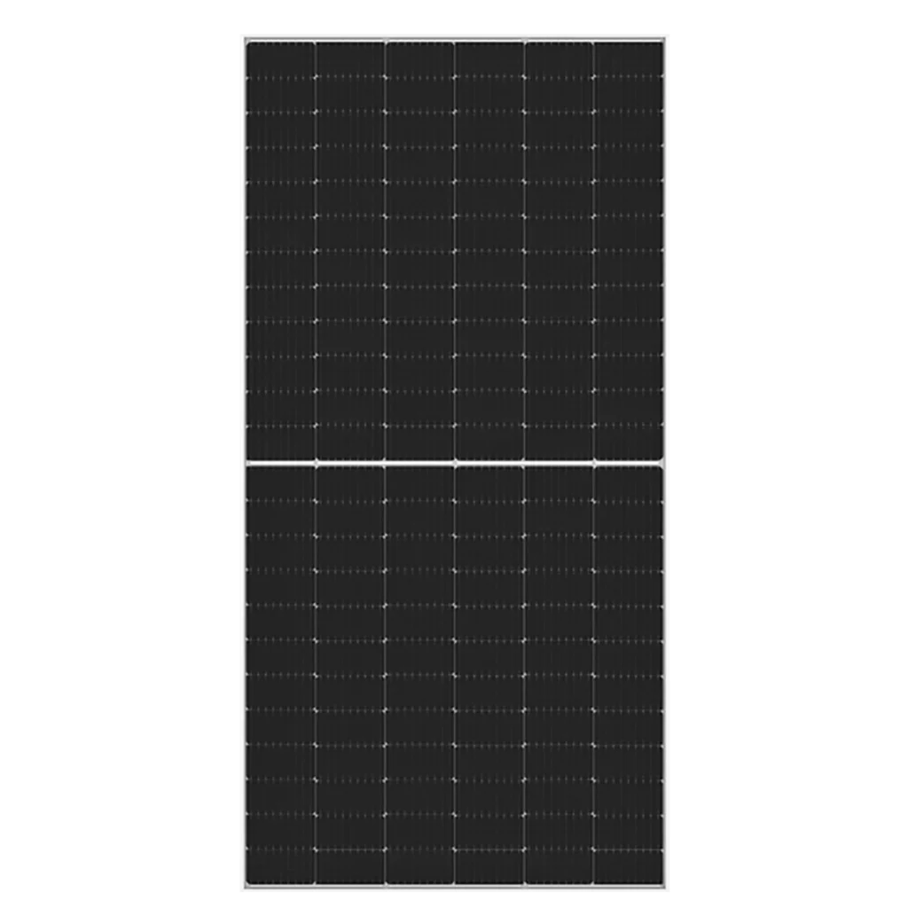 LONGi 545W Bifacial Solar Panel (LR5-72HBD-545M), a high-efficiency solar panel featuring advanced bifacial technology, designed to capture sunlight from both sides for increased energy production and optimal performance in diverse environmental conditions.