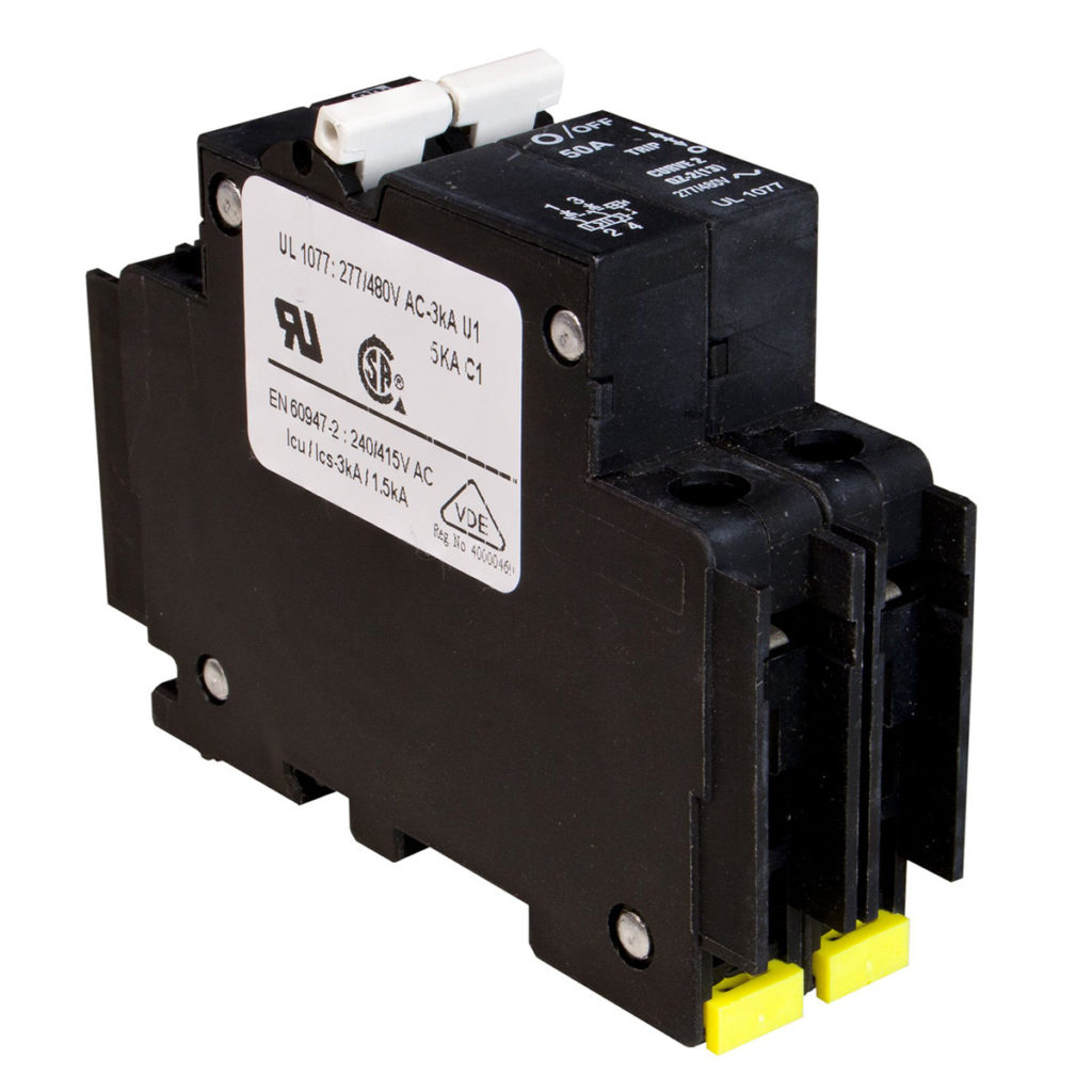 MidNite Solar MNEAC30-2P 30A 240VAC 2-Pole Circuit Breaker, designed for reliable and safe electrical protection in solar power systems, ensuring efficient energy management and system safety.