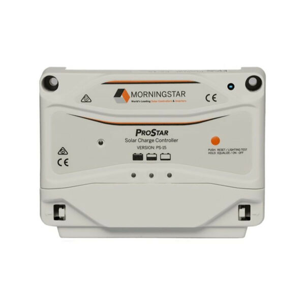 Morningstar ProStar Solar Charge Controller, a high-quality and efficient charge controller designed for solar power systems, providing reliable battery charging and energy management for optimal system performance.