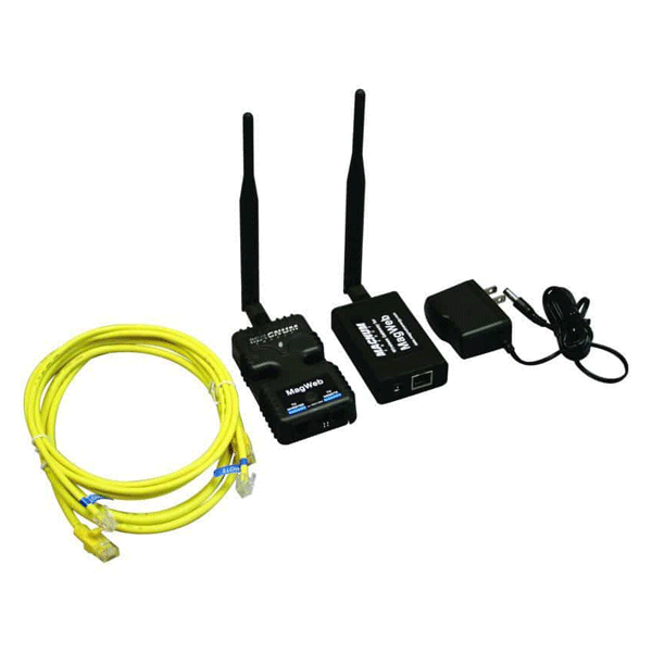 Magnum Energy MagWeb Web-Based Monitoring Kit - Wireless, an advanced monitoring solution for Magnum Energy systems, providing wireless access to real-time performance data and system settings through a web-based interface.