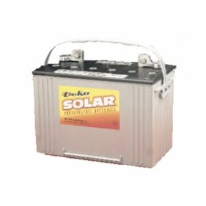 East Penn 116Ah 12V Absorbed Glass Mat (8A31DT), a durable and maintenance-free AGM battery designed for reliable and efficient energy storage in various solar and renewable energy applications.