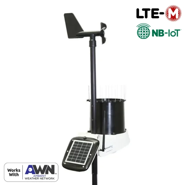 KestrelMet 6000 AG Cellular Weather Station, an advanced agricultural weather monitoring system featuring cellular connectivity for real-time data transmission, designed to provide precise and reliable weather information for optimal farming decisions.