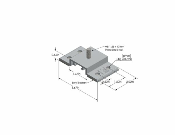 S-5! SolarFoot™, a reliable and robust mounting solution designed for attaching solar panels to exposed fastener metal roofs, ensuring secure installation and optimal performance of solar power systems.