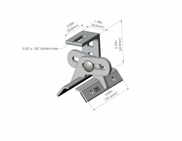 S-5! ProteaBracket™, a versatile and durable mounting solution designed for attaching various components to metal roofs, ensuring secure installation and optimal performance in solar power systems and other applications.