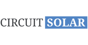 Circuit Solar Brand Logo featuring a contemporary design with a stylized solar panel icon and the company name in a clean, bold font.