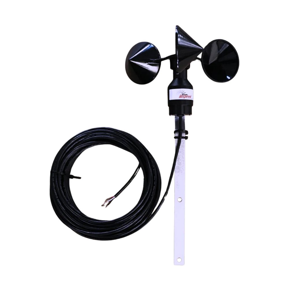 Inspeed Classic Wind Speed Sensor 3-Cup Anemometer, a durable and accurate wind speed measuring device featuring a classic three-cup design, ideal for monitoring wind conditions in various applications.