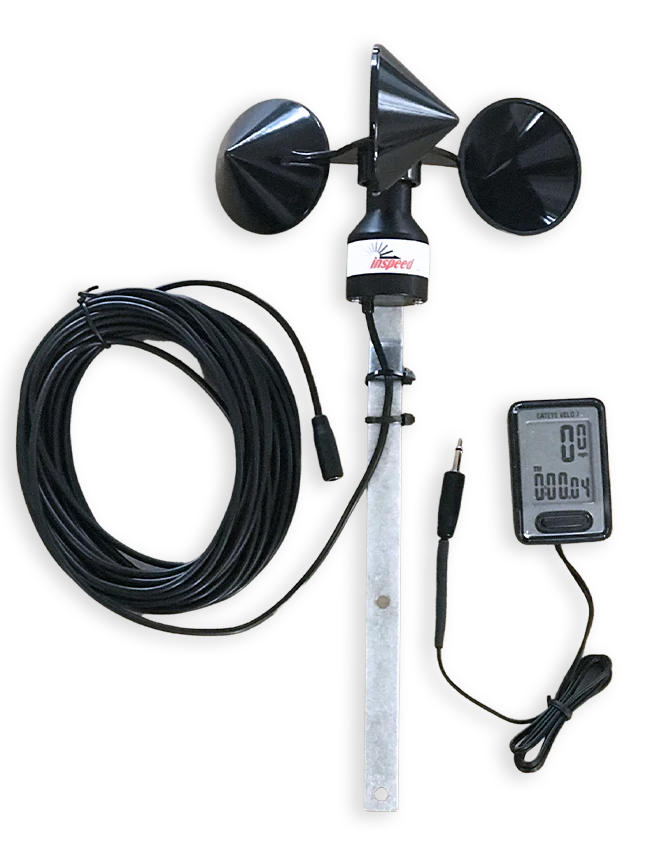 Inspeed FlexWire 3-Cup Anemometer, a flexible and reliable wind speed measuring device with a three-cup design, ideal for capturing accurate wind data in various conditions and applications.