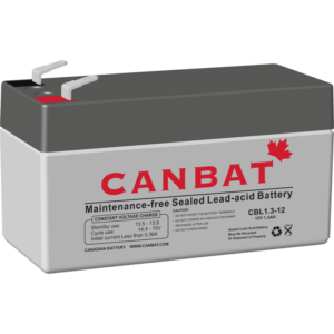 CANBAT - 12V 1.3AH SLA Battery