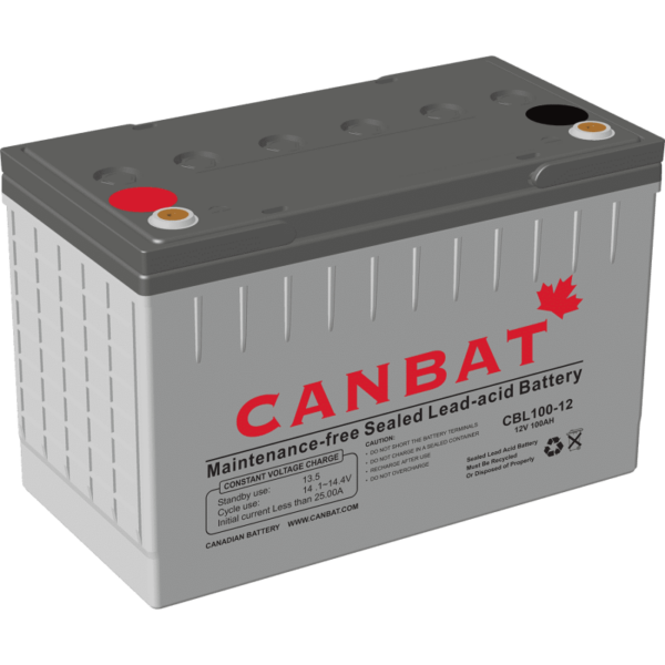 CANBAT - 12V 100AH SLA Battery CBL100-12
