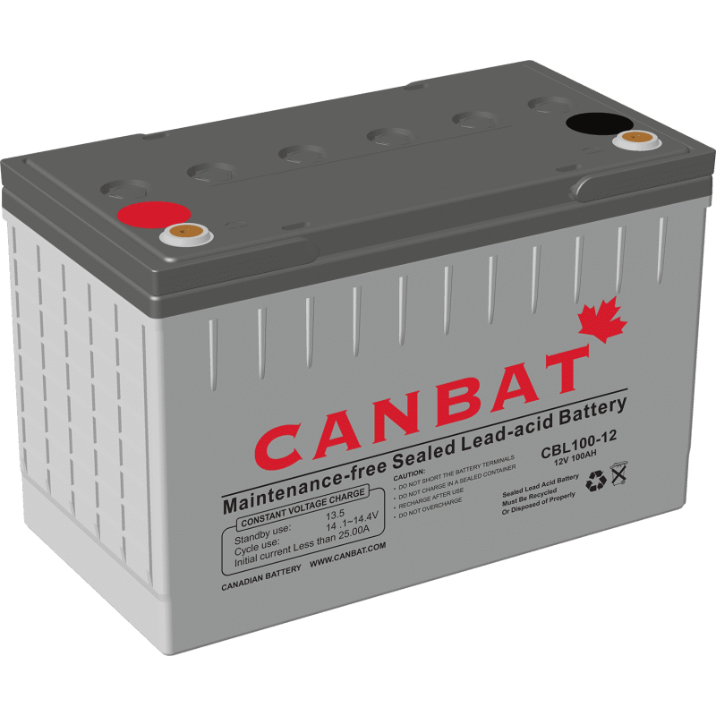 CANBAT - 12V 100AH SLA Battery CBL100-12