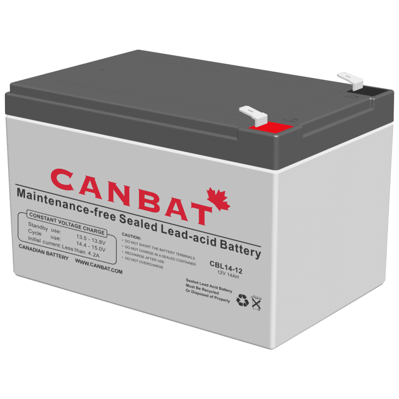 CANBAT - 12V 14AH SLA Battery CBL14-12