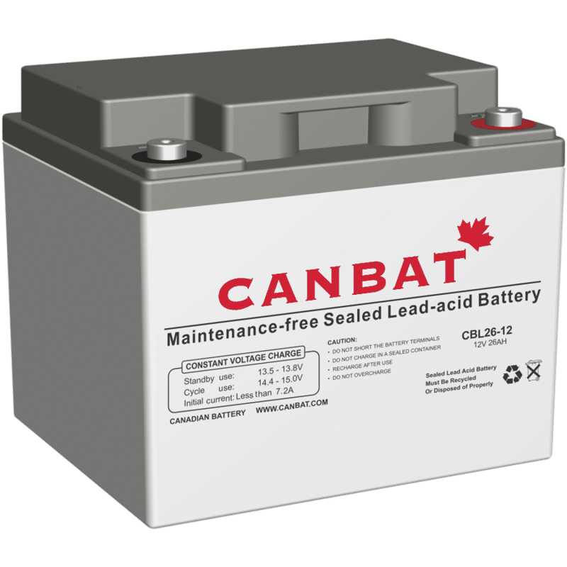 CANBAT - 12V 2.2AH SLA Battery CBL26-12