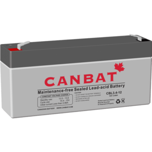 CANBAT - 6V 3.4AH SLA Battery