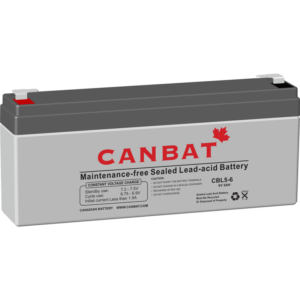 CANBAT - 6V 5AH SLA Battery