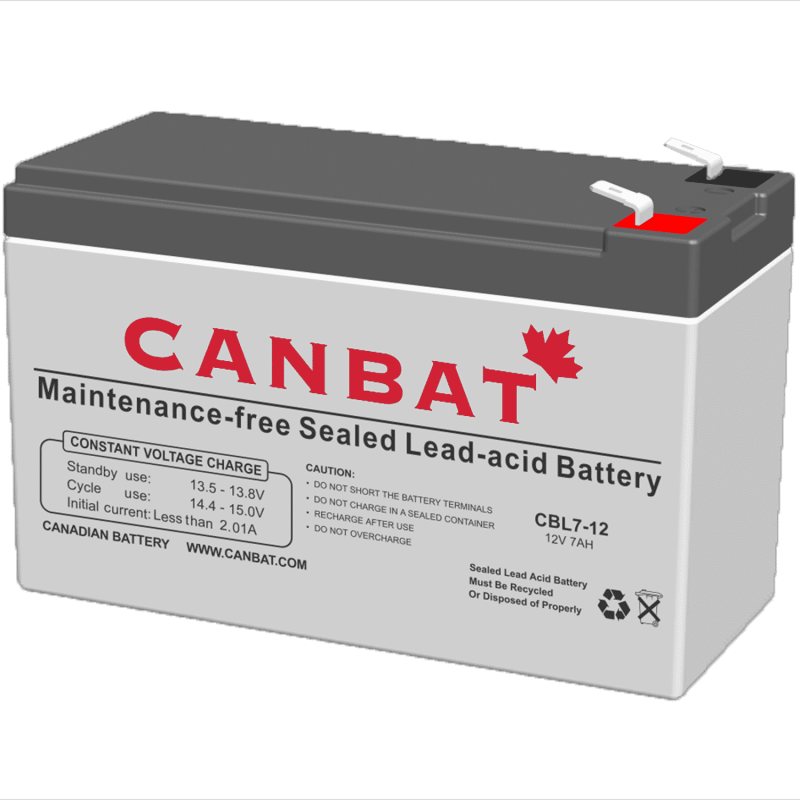 CANBAT - 12V 7AH SLA Battery CBL7-12