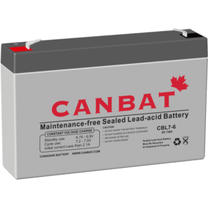 CANBAT - 6V 7AH SLA Battery