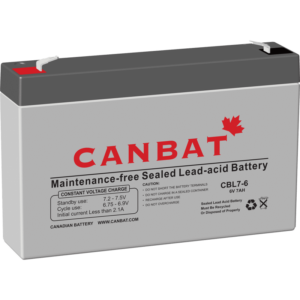 CANBAT - 6V 7.2AH SLA Battery