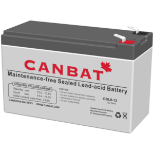 CANBAT - 12V 9AH SLA Battery