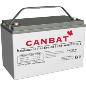 CANBAT - 12V 100AH Deep Cycle Battery (AGM)