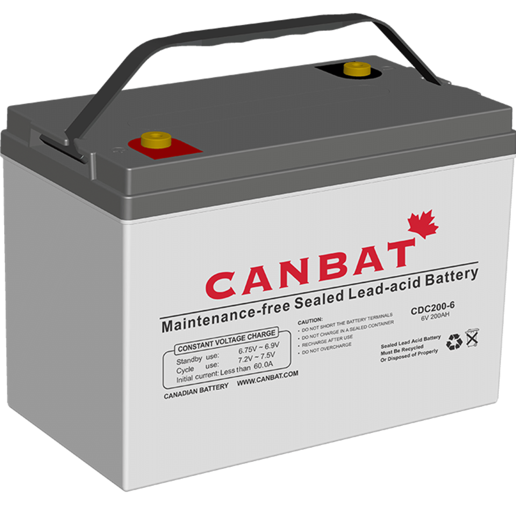 CANBAT - 6V 200AH Deep Cycle Battery (AGM) CDC200-6