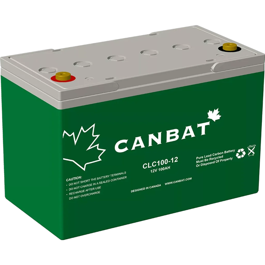 CANBAT - 12V 100Ah Lead Carbon Deep Cycle Battery CLC100-12