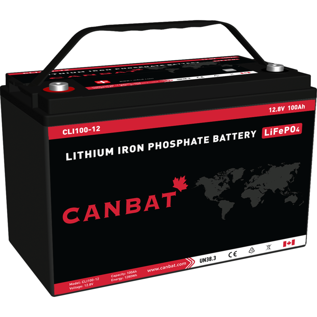 CANBAT - 12V 100AH Lithium Battery (LifePO4) CLI100-12