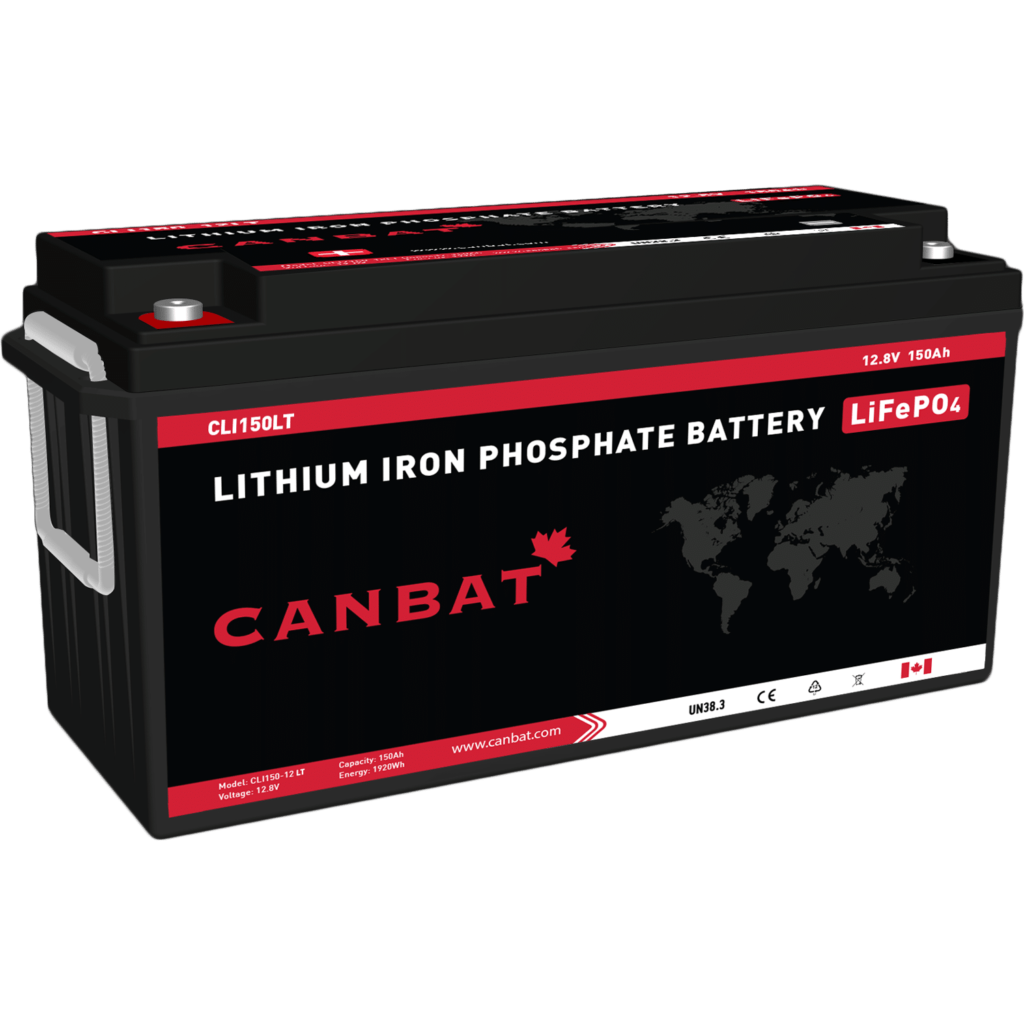 CANBAT - 12V 150AH Cold Weather Lithium Battery (LifePO4) CLI150-12LT