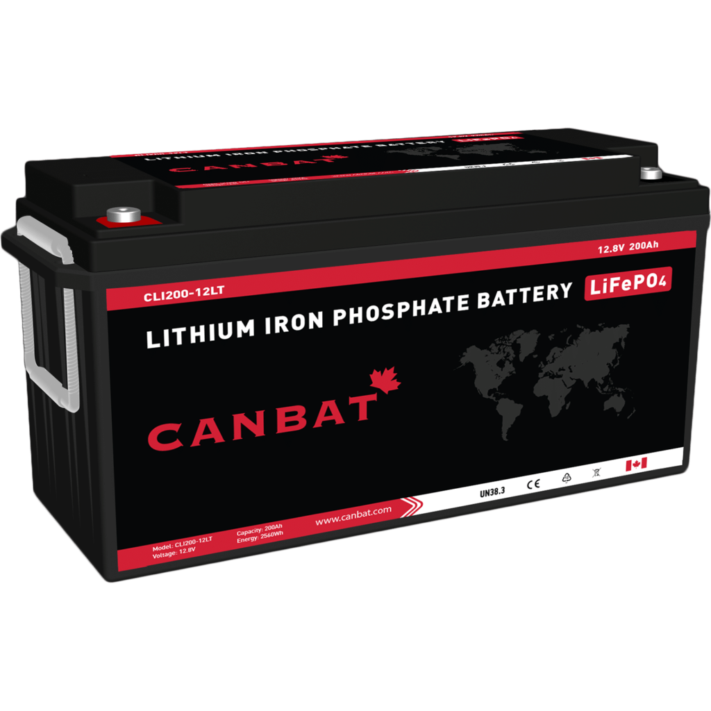 CANBAT - 12V 200AH Cold Weather Lithium Battery (LifePO4) CLI200-12LT