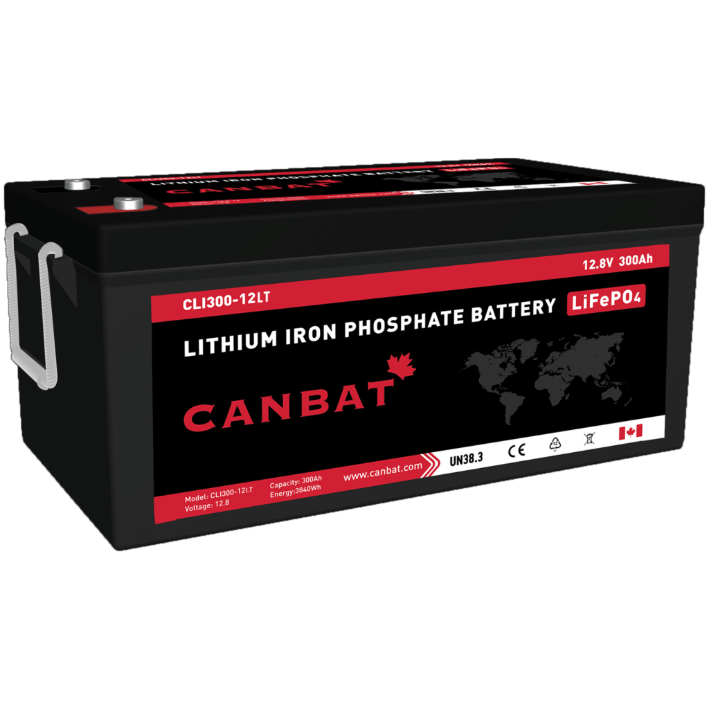 CANBAT - 12V 300AH Cold Weather Lithium Battery (LifePO4) CLI300-12LT