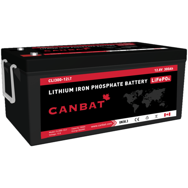 CANBAT - 12V 300AH Cold Weather Lithium Battery (LifePO4) CLI300-12LT