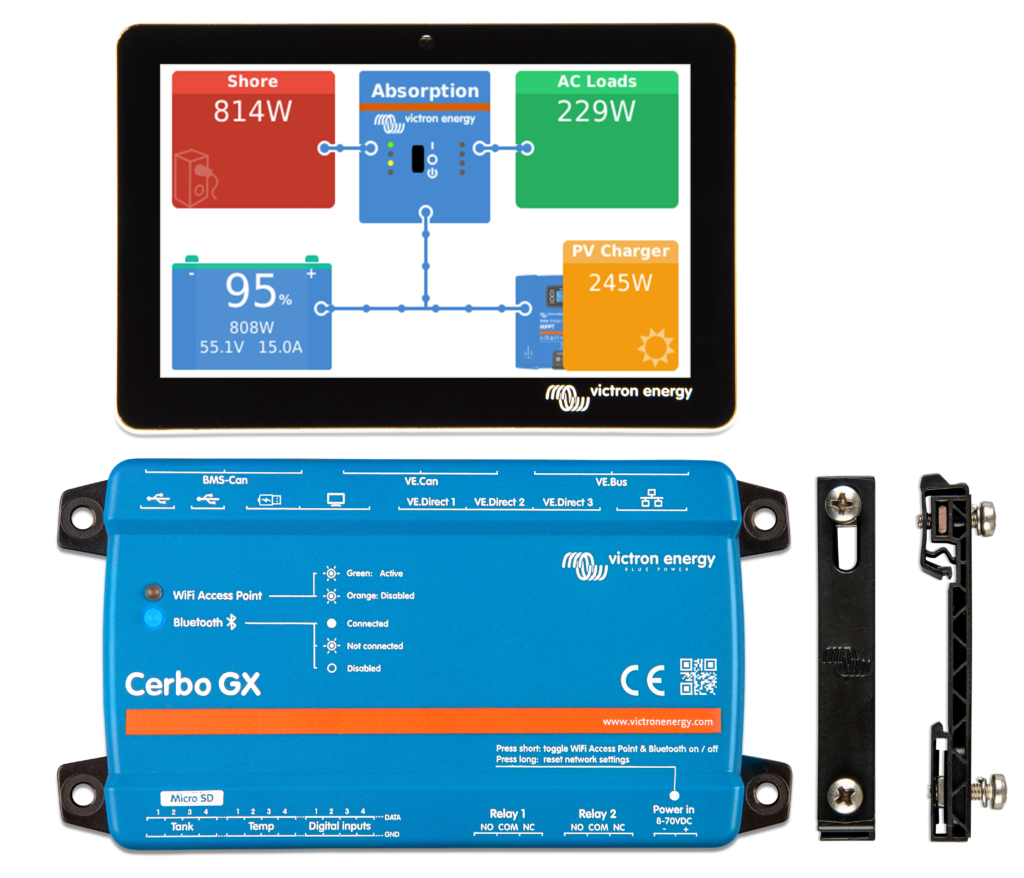 Victron Energy - Cerbo GX and GX Touch 70 - Kit CERBOGXTOUCH70