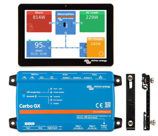 Victron Energy - Cerbo GX and GX Touch 70 - Kit CERBOGXTOUCH70