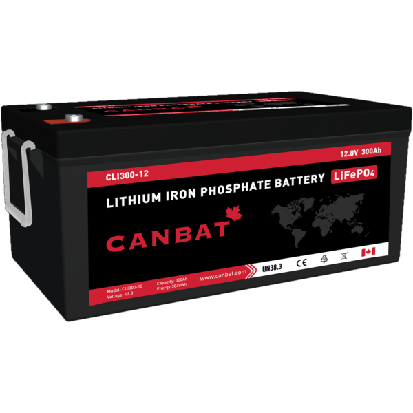 CANBAT - 12V 300AH Lithium Battery (LifePO4) CLI300-12