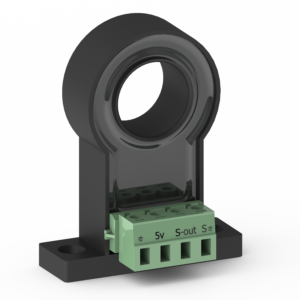 AmpXSensors Non-Invasive 100A Current Sensor Transformer Bi-Directional (AmpX-100), a precise and reliable sensor designed to measure electrical current without direct contact, offering bi-directional monitoring for various applications.