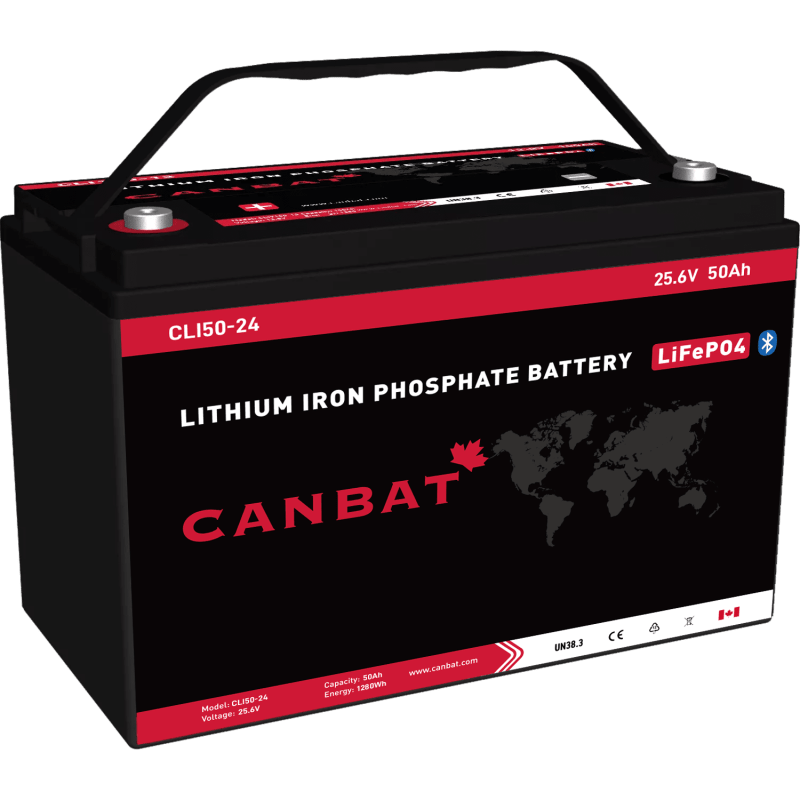 CANBAT - 24V 50Ah Lithium Battery CLI50-24