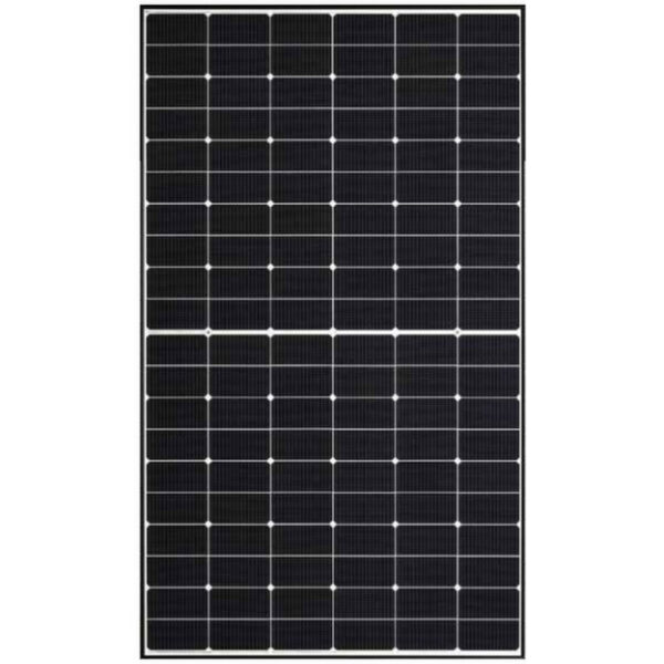 Solar module with a power output of 385 watts, Type 2, manufactured by Meyer Burger.