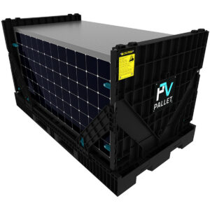 PVpallet Series X Complete Unit for solar panel transportation.