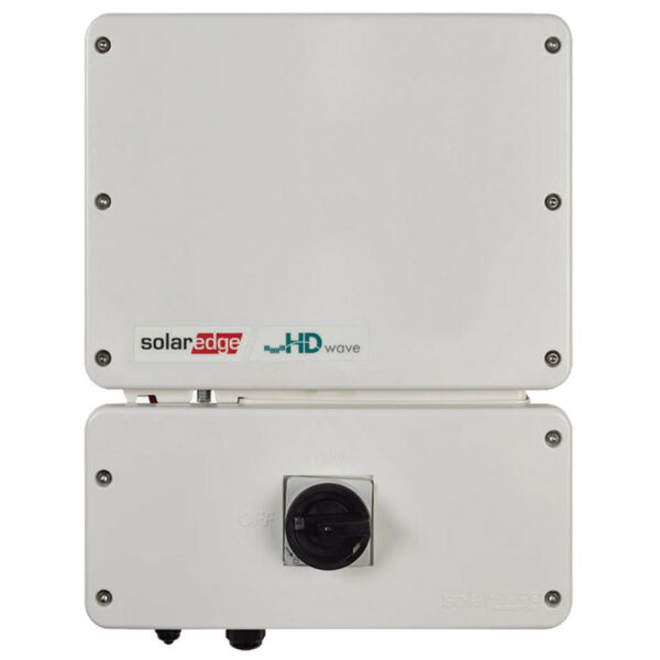 SolarEdge - 5kW 380VDC 240VAC Single Phase Inverter w/ SetApp HD-Wave Technology, RGM & Consumption Monitoring SE5000H-US000BNI4