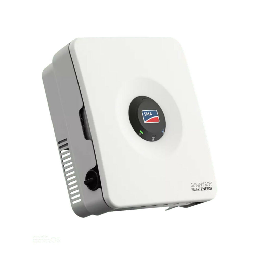 Image of SMA Sunny Boy Smart Energy 4.8kW (SBSE4.8-US-50), an efficient inverter tailored for residential solar setups, offering dependable energy conversion and performance optimization for solar power systems.