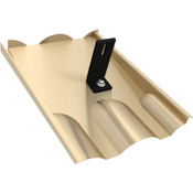 IronRidge - Tile Replacement Flashing W, Tan (Priced as each) - KOF-W01-T1