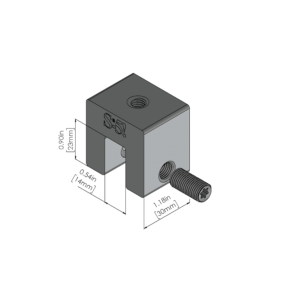 S-5! S Mini Clamp, a compact and durable clamp designed for securely attaching solar panels and other components to standing seam metal roofs, ensuring stability and ease of installation.