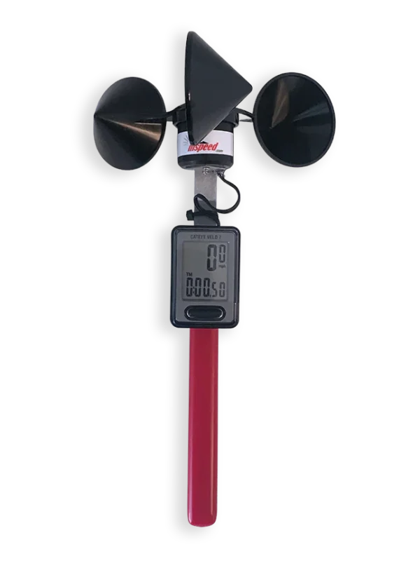 Inspeed Handheld 3-Cup Anemometer, a portable and accurate wind speed sensor designed for easy measurement of wind speed in various field applications.