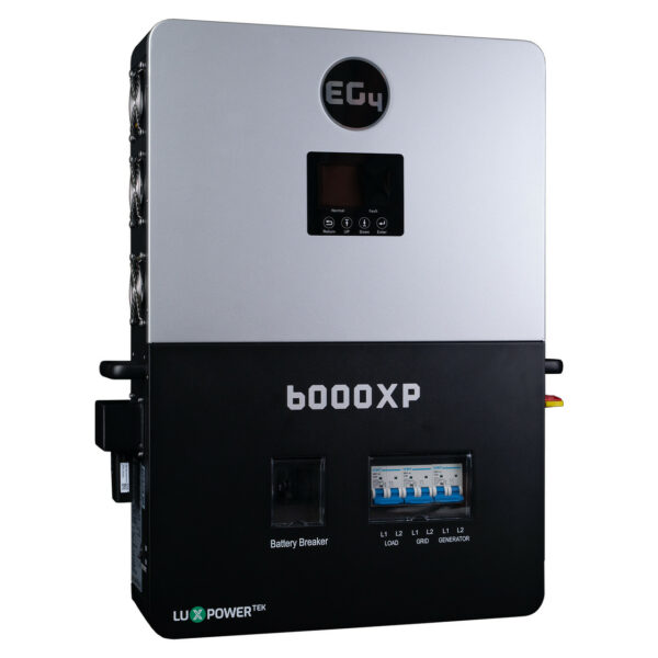 EG4 6000XP Off-Grid Inverter | 8000W PV Input | 6000W Output | 480V VOC Input | 48V 120/240V Split Phase | All-In-One Solar Inverter 1511090